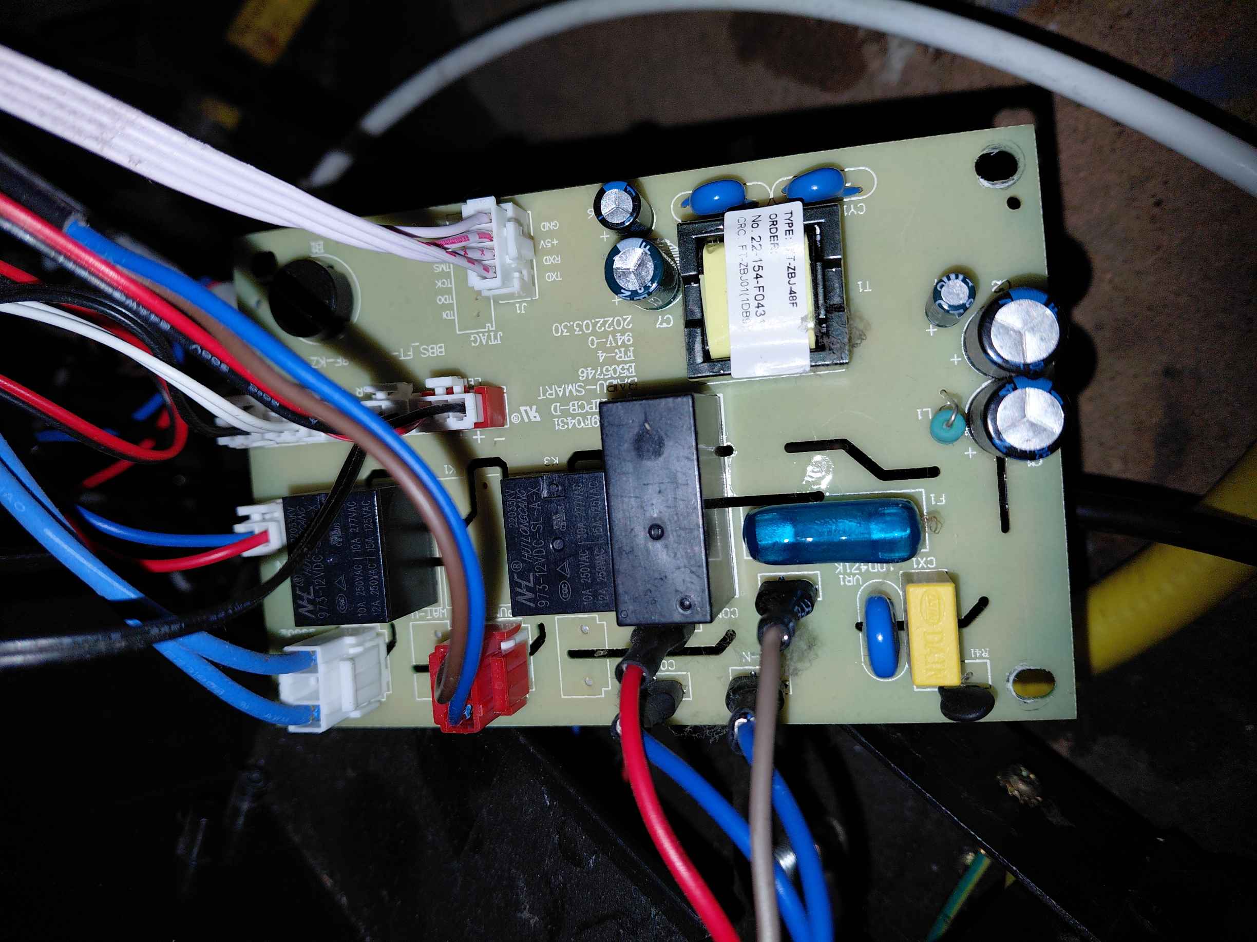 CIM-550F control bord